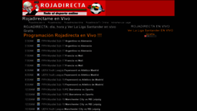 What Rojadirectatvhd.today website looked like in 2023 (This year)