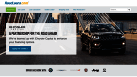 What Roadloans.com website looked like in 2023 (This year)