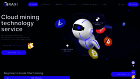 What Raxi.cc website looked like in 2023 (1 year ago)