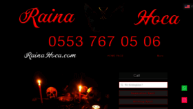 What Rainahoca.com website looked like in 2023 (This year)