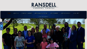 What Ransdellfuneralchapel.com website looked like in 2023 (This year)