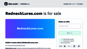 What Rednecklures.com website looked like in 2023 (This year)