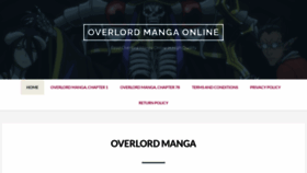 What Readoverlordmanga.online website looked like in 2023 (This year)
