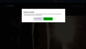 What Rambleworldwide.co.uk website looked like in 2023 (1 year ago)