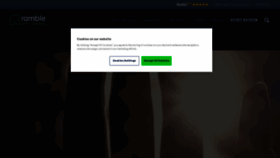 What Rambleworldwide.co.uk website looked like in 2023 (This year)