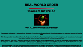 What Realworldorder.net website looked like in 2023 (This year)