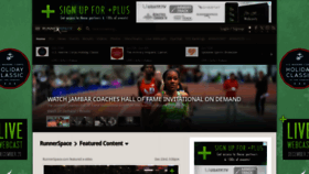 What Runnerspace.com website looked like in 2023 (This year)