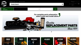 What Rrproducts.com website looked like in 2023 (This year)
