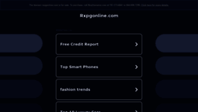 What Rxpgonline.com website looked like in 2023 (This year)