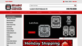 What Reliablehardware.com website looked like in 2023 (This year)