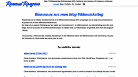 What Renaud-rongere.fr website looked like in 2023 (This year)