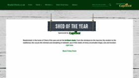 What Readersheds.co.uk website looked like in 2024 (2 years ago)