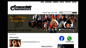 What Radioholiday.it website looks like in 2024 