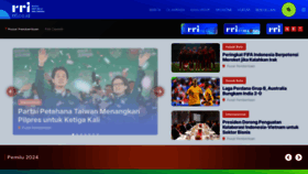 What Rri.co.id website looked like in 2024 (1 year ago)