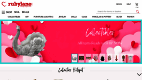 What Rubylane.com website looks like in 2024 