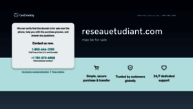 What Reseauetudiant.com website looks like in 2024 