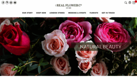 What Realflowers.co.uk website looks like in 2024 