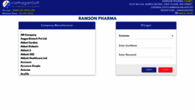 What Ramsonpharma.varthagamsoft.in website looks like in 2024 