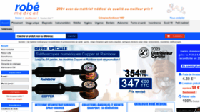 What Robe-materiel-medical.com website looks like in 2024 