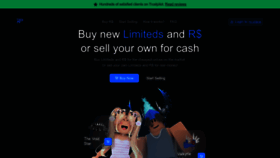 What Rblx.shopping website looks like in 2024 