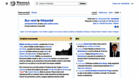 What Ro.wikipedia.org website looks like in 2024 