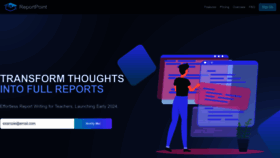 What Reportpoint.io website looks like in 2024 