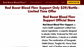 What Redboost--bloodflowsupport.us website looks like in 2024 