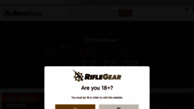 What Riflegear.com website looks like in 2024 