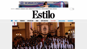 What Revistaestilo.net website looks like in 2024 
