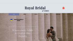 What Royal-bridal.com website looks like in 2024 