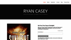 What Ryancaseybooks.com website looks like in 2024 