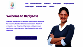 What Replyease.com website looks like in 2024 
