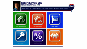 What Robertlerner.com website looks like in 2024 