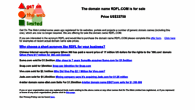 What Rdfl.com website looks like in 2024 
