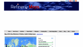 What Refinerymaps.com website looks like in 2024 