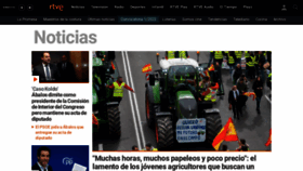What Rtve.es website looks like in 2024 