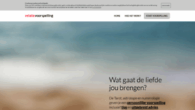 What Relatievoorspelling.nl website looks like in 2024 