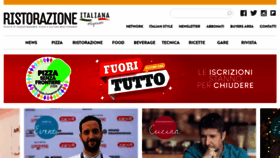 What Ristorazioneitalianamagazine.it website looks like in 2024 