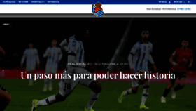 What Realsociedad.com website looks like in 2024 
