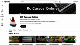 What Rccursosonline.com website looks like in 2024 