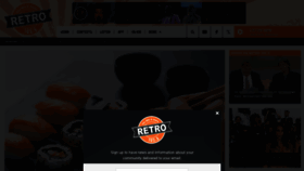 What Retro1025.com website looks like in 2024 