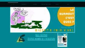 What Ralentirpourvivre.org website looks like in 2024 