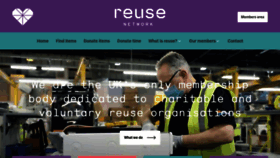 What Reuse-network.org.uk website looks like in 2024 