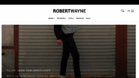 What Robertwayne.com website looks like in 2024 