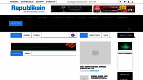 What Republikein.com.na website looks like in 2024 