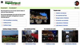 What Rugzaktrips.nl website looked like in 2024 (2 years ago)