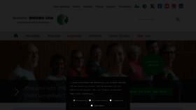 What Rheuma-liga.de website looks like in 2024 