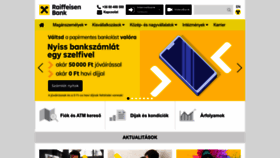 What Raiffeisen.hu website looks like in 2024 