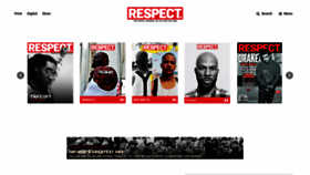 What Respect-mag.com website looks like in 2024 