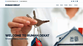 What Rumahdekat.com website looks like in 2024 